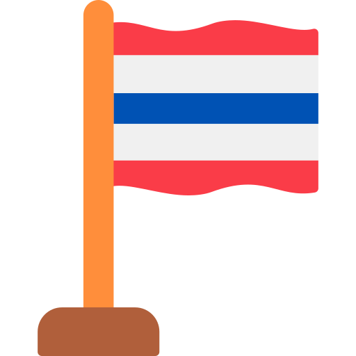 thailand Generic color fill icoon