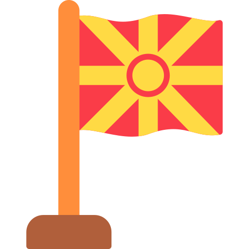 マケドニア共和国 Generic color fill icon