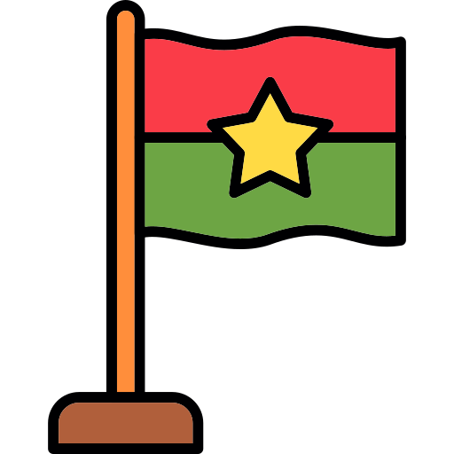 Burkina faso Generic color lineal-color icon