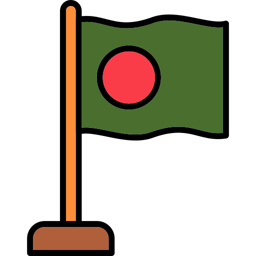 bengladesh Generic color lineal-color Icône