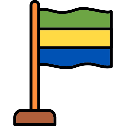 Gabon Generic color lineal-color icon