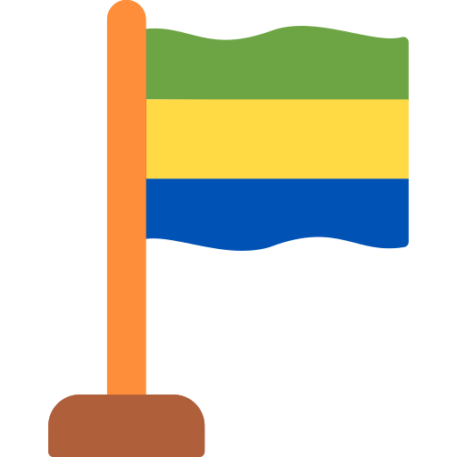 Gabon Generic color fill icon