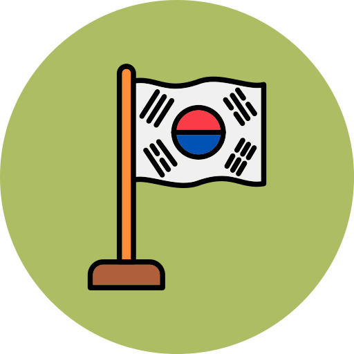korea południowa Generic color lineal-color ikona