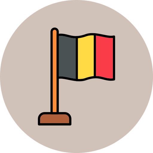 belgique Generic color lineal-color Icône