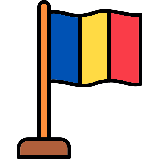 Romania Generic color lineal-color icon