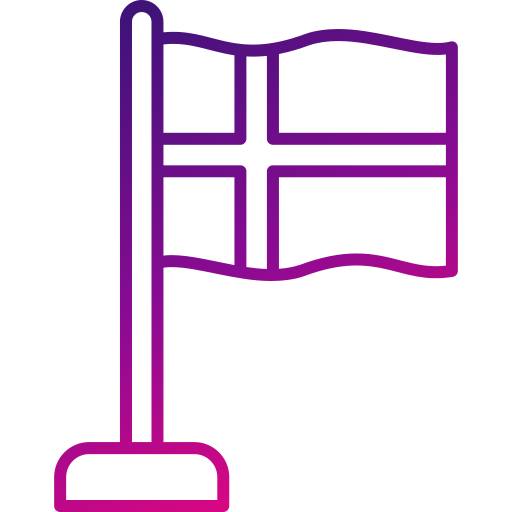 스웨덴 Generic gradient outline icon