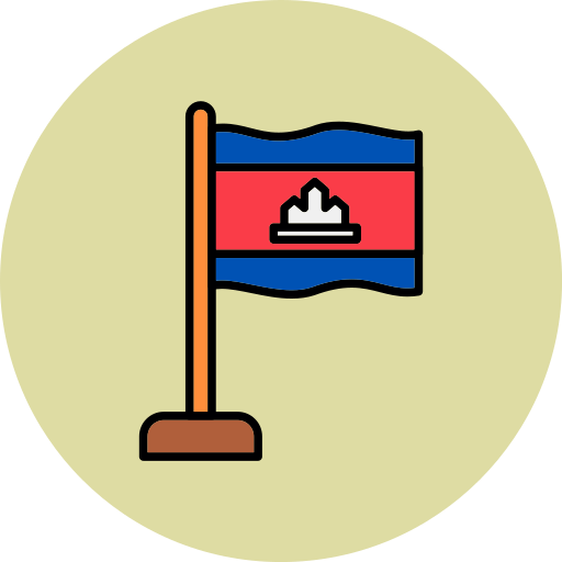 kambodscha Generic color lineal-color icon