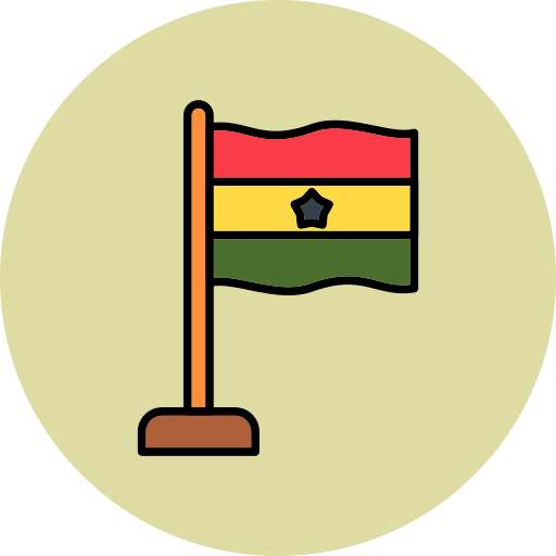 Ghana Generic color lineal-color icon