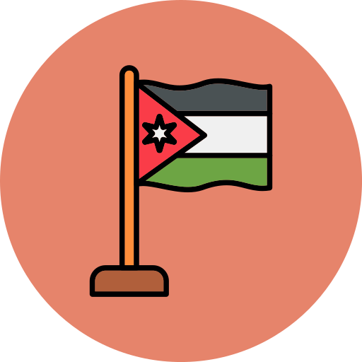 jordanien Generic color lineal-color icon