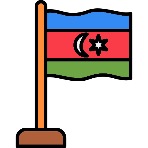 Azerbaijan Generic color lineal-color icon