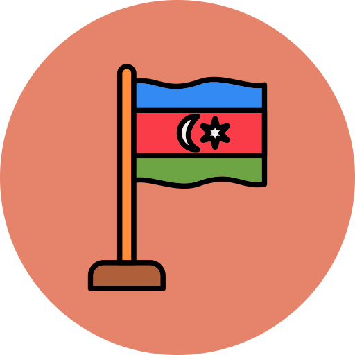 azerbeidzjan Generic color lineal-color icoon