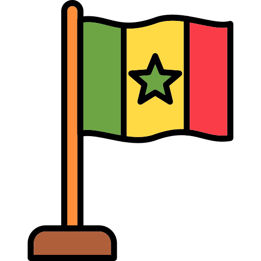 senegal Generic color lineal-color icona