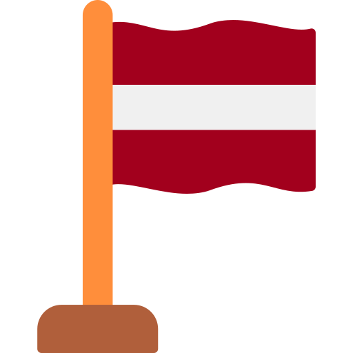 Łotwa Generic color fill ikona