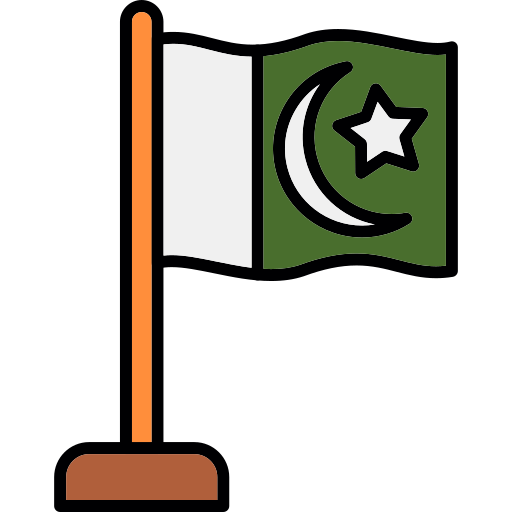 pakistan Generic color lineal-color icoon