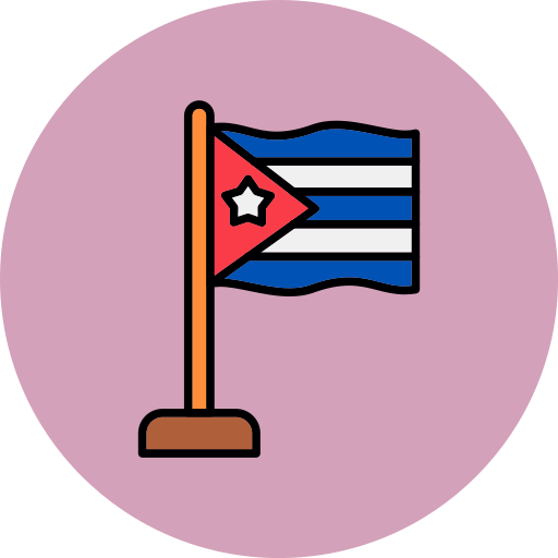 cuba Generic color lineal-color icoon
