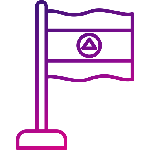 니카라과 Generic gradient outline icon