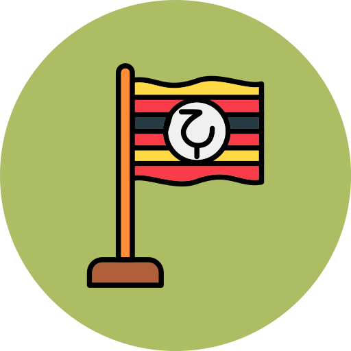 uganda Generic color lineal-color ikona