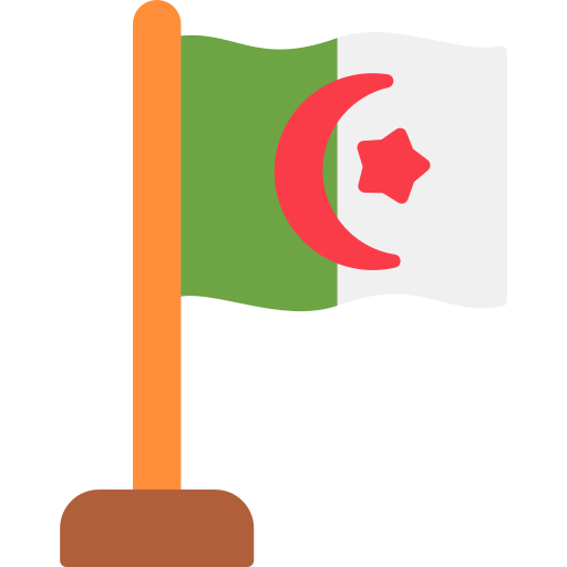 algeria Generic color fill icona