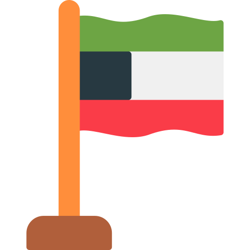 kuwait Generic color fill icona