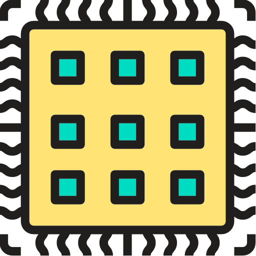 cpu Phatplus Lineal Color icon