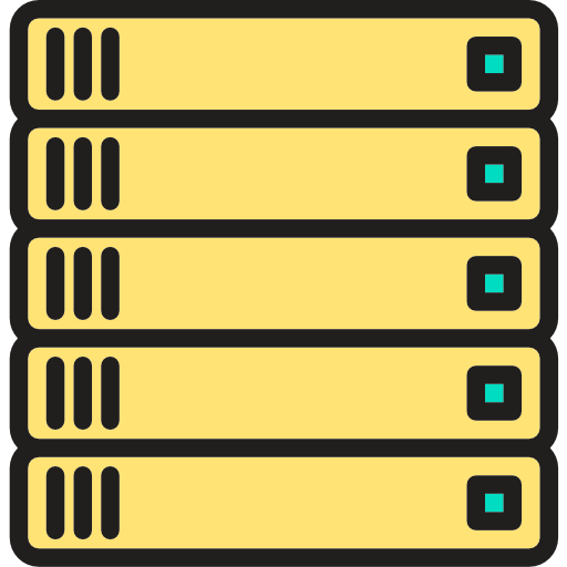 server Phatplus Lineal Color icon