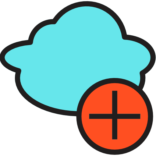 nube Phatplus Lineal Color icono