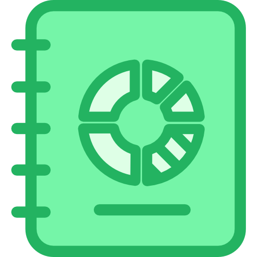 cuaderno Kiranshastry Lineal Green icono