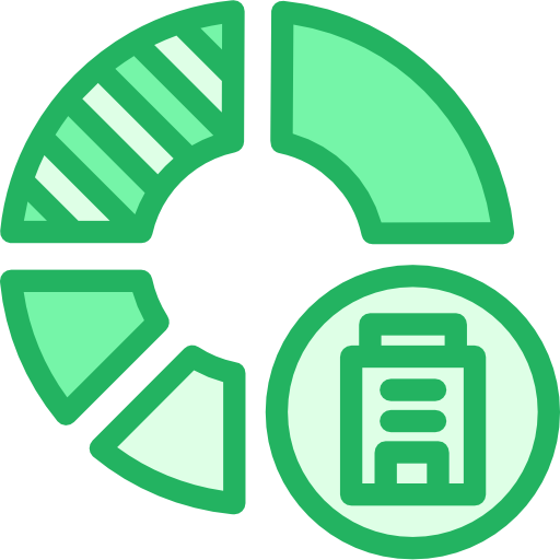 diagramme Kiranshastry Lineal Green Icône