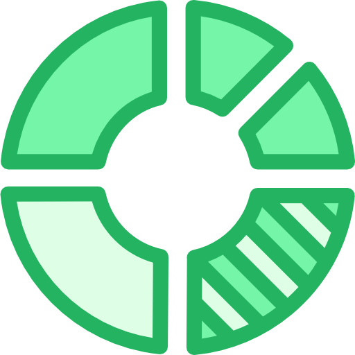 diagrama Kiranshastry Lineal Green Ícone