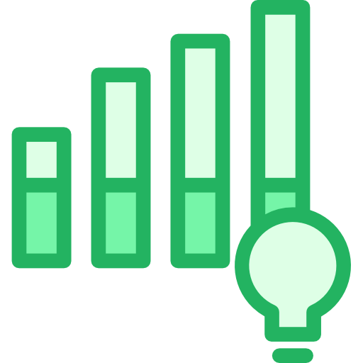 analitica Kiranshastry Lineal Green icona