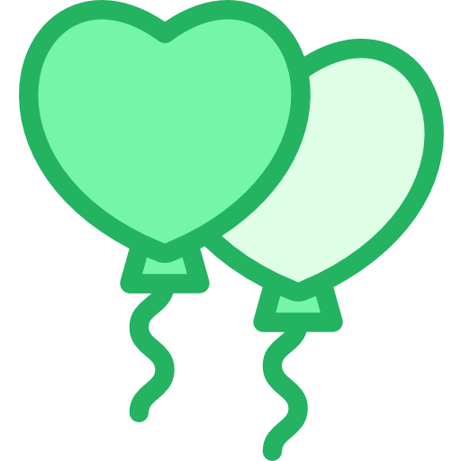 Balloon Kiranshastry Lineal Green icon