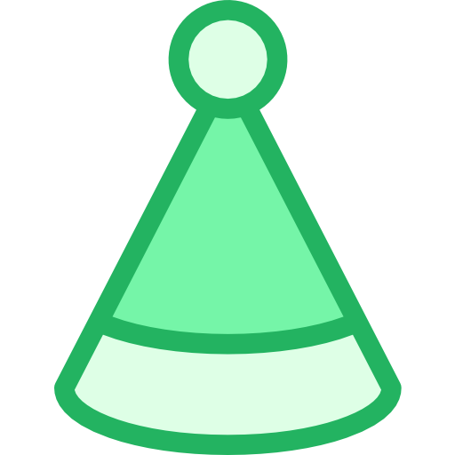 czapka imprezowa Kiranshastry Lineal Green ikona