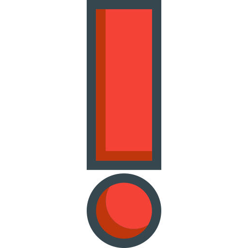 Exclamation Generic color lineal-color icon