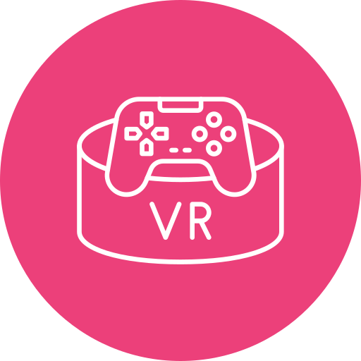 juego de realidad virtual Generic color fill icono
