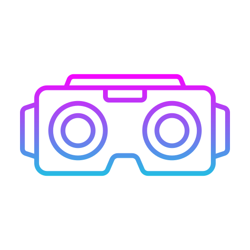 Stereoscope Generic gradient outline icon