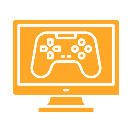 テレビゲーム Generic color fill icon