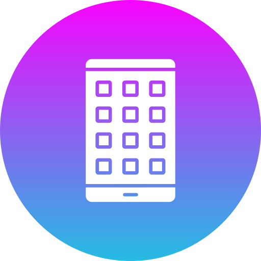 Tablet Generic gradient fill icon