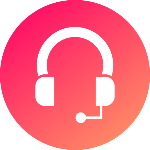 Headset Generic gradient fill icon