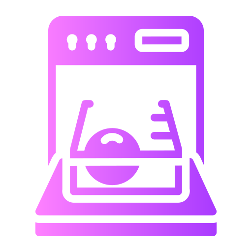 Посудомоечная машина Generic gradient fill иконка