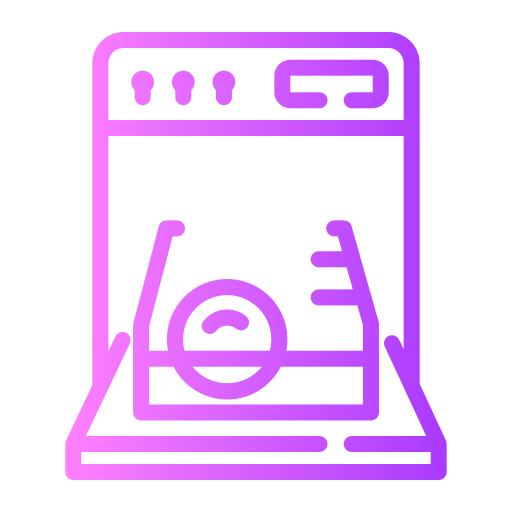lavavajillas Generic gradient outline icono