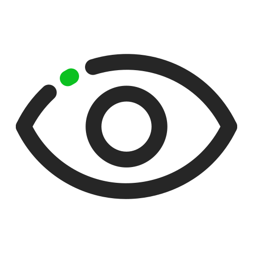 Глаз Generic color outline иконка