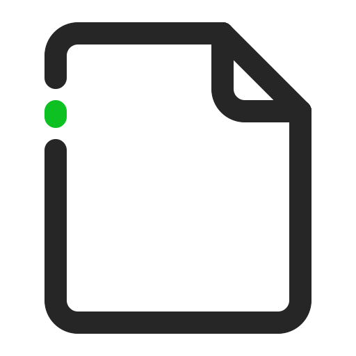 New document Generic color outline icon