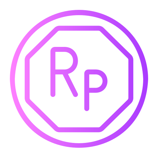 rupia Generic gradient outline icono