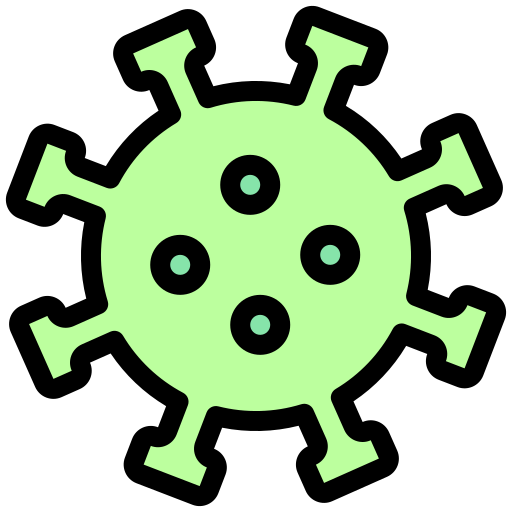 바이러스 Generic color lineal-color icon