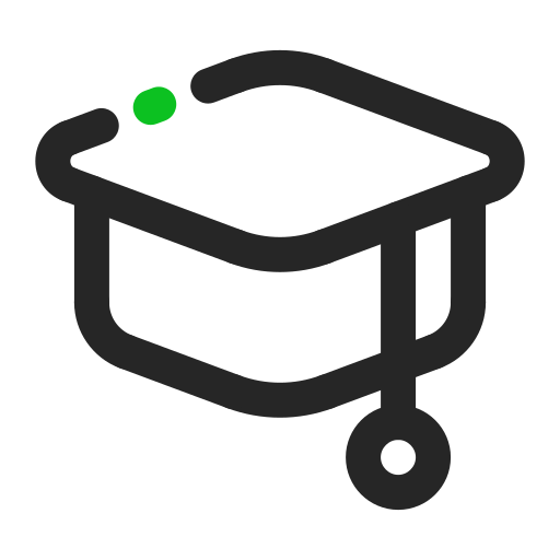 sombrero de graduacion Generic color outline icono
