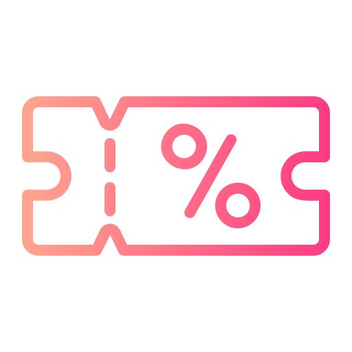 Coupon Generic gradient outline icon
