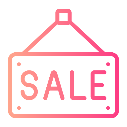 Sale Generic gradient outline icon