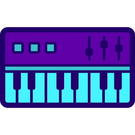 音楽 Generic color lineal-color icon