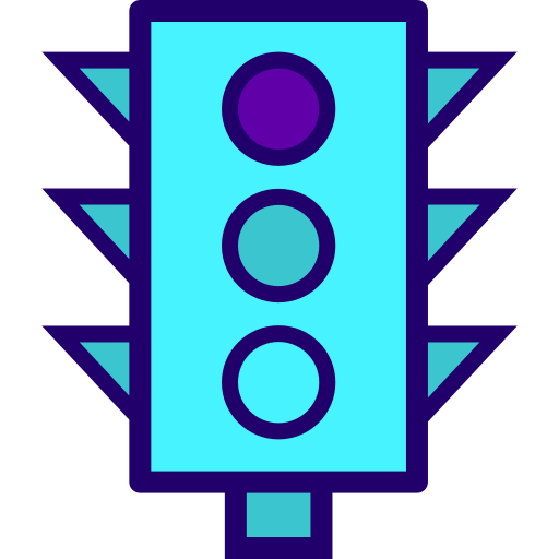 渋滞 Generic color lineal-color icon