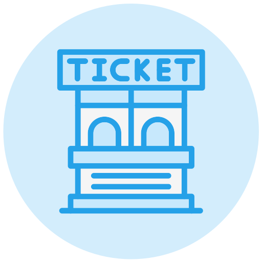 Ticket office Generic color lineal-color icon